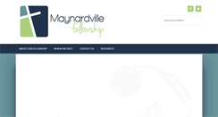 Desktop Screenshot of maynardvillefellowship.com